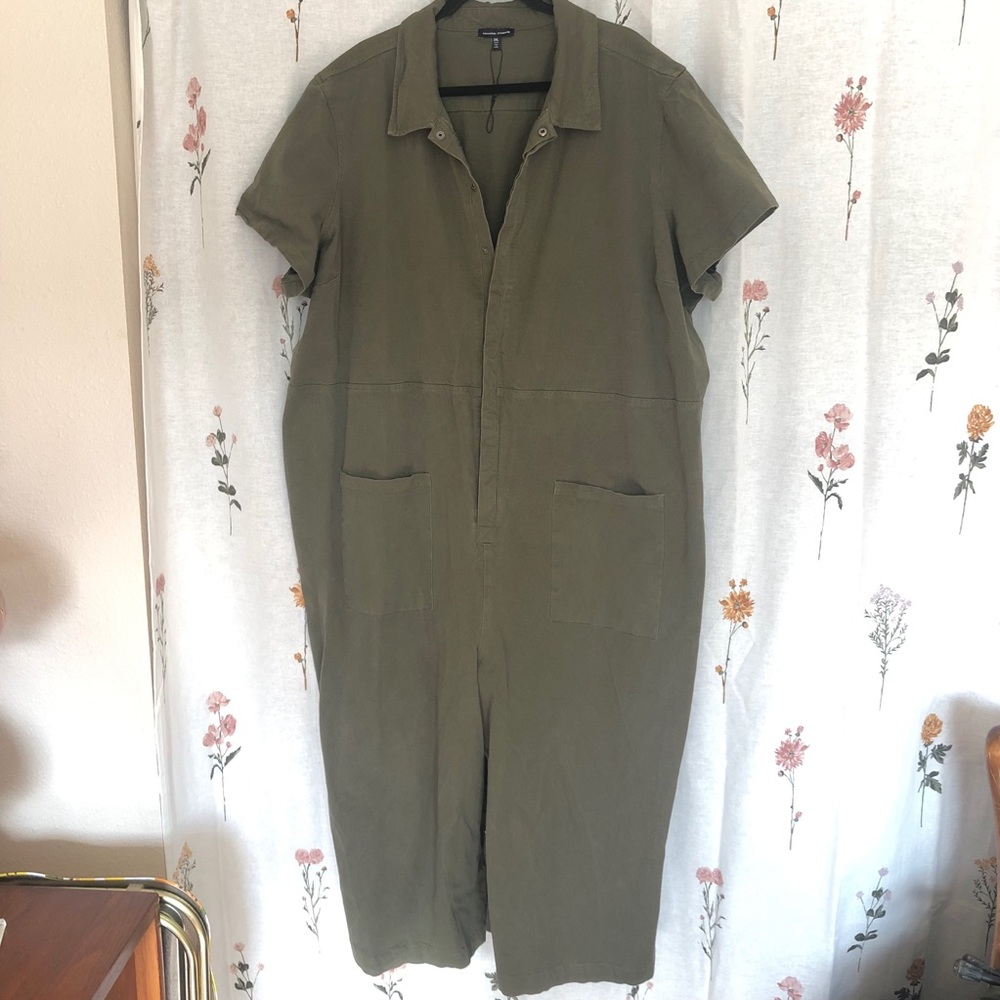 Universal Standard Stretch Cotton Twill Jumpsuit